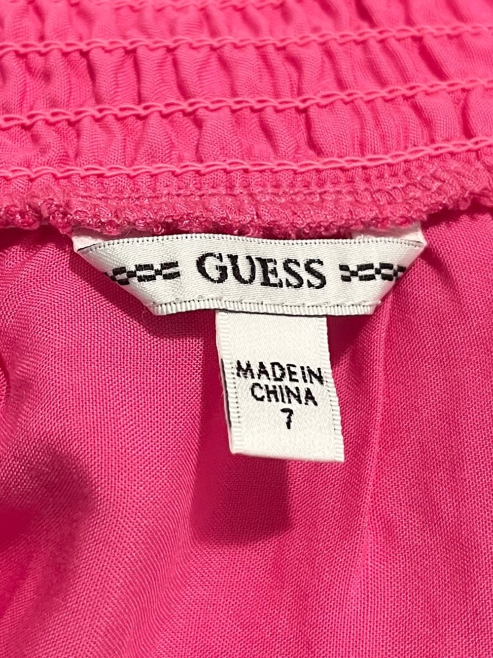 GUESS Hot Pink Ruffled Mini Skirt - Picture 4 of 8